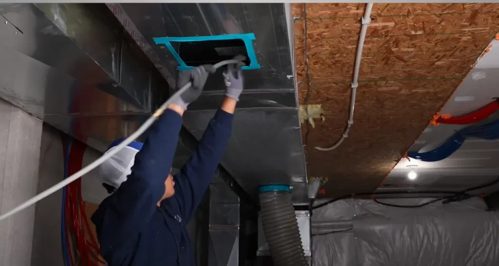 Air duct cleaning service in Eagle Idaho improving HVAC efficiency