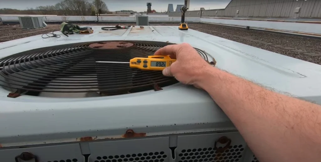 Boise commercial HVAC pros cleaning air ducts in a Nampa warehouse to boost system efficiency